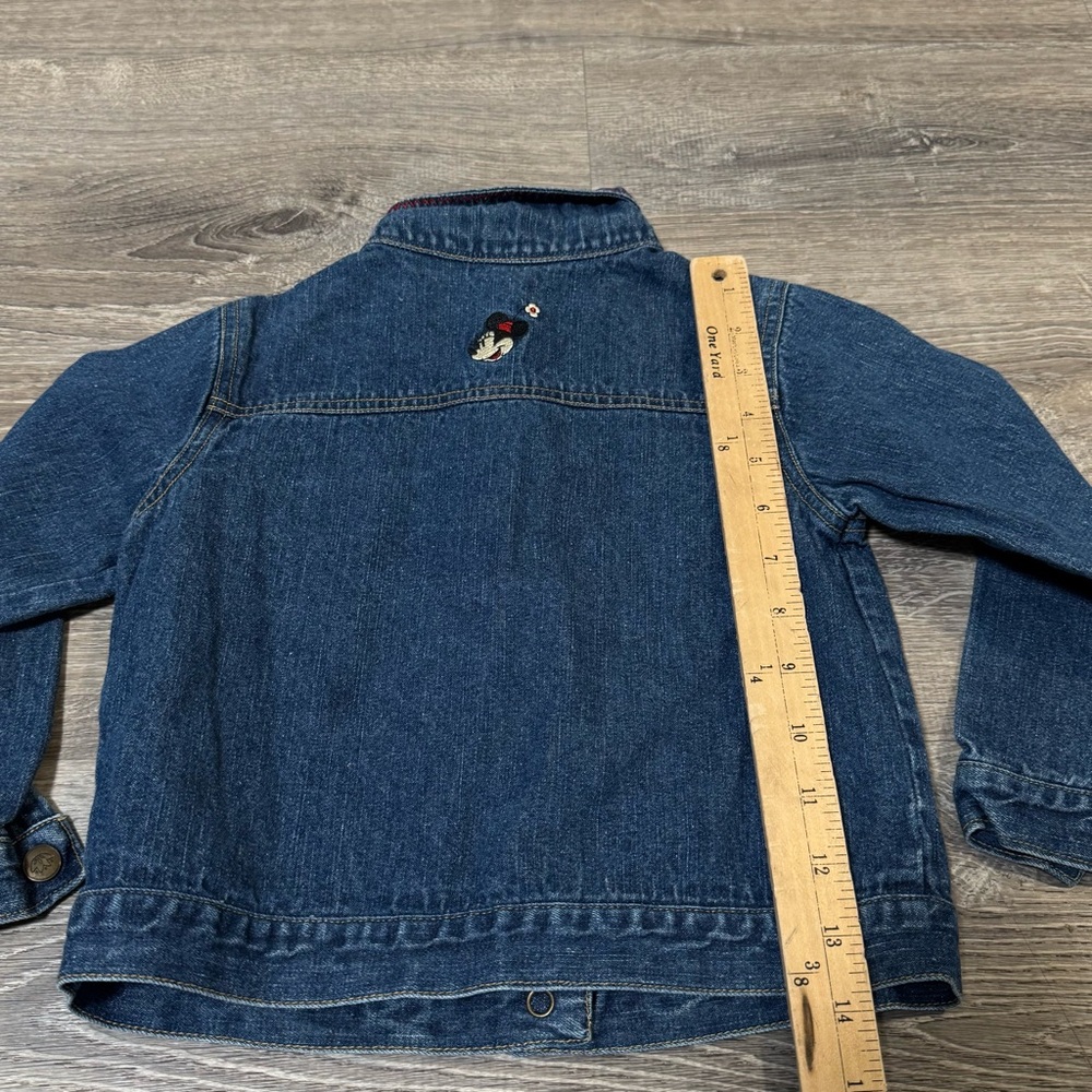 Vintage Minnie Mouse Denim Jacket embroidered – 90s Disney Jean Jacket 4T - Picture 6 of 7